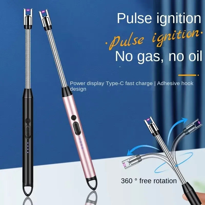 Electric Rechargeable Arc Lighter - Random Color