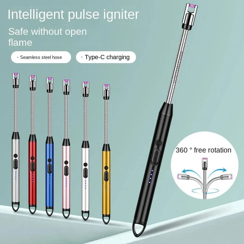 Electric Rechargeable Arc Lighter - Random Color