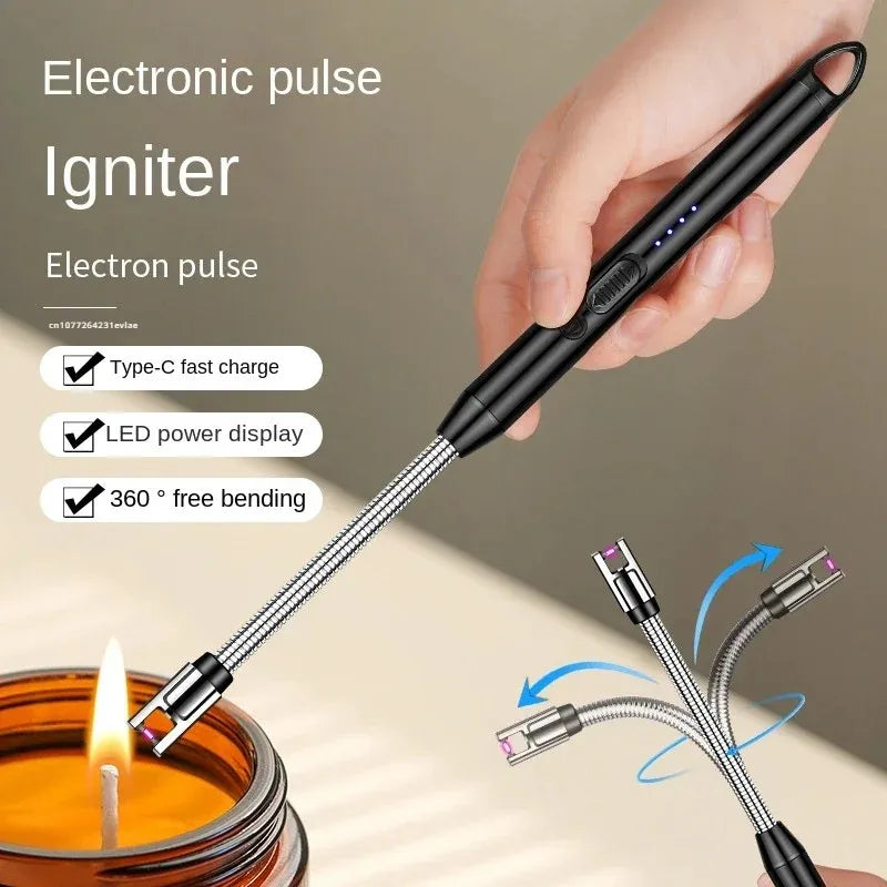 Electric Rechargeable Arc Lighter - Random Color