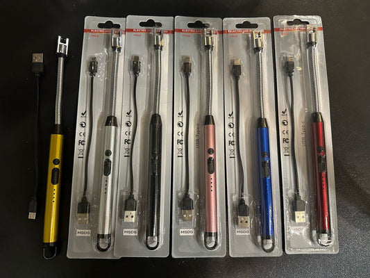 Electric Rechargeable Arc Lighter - Random Color
